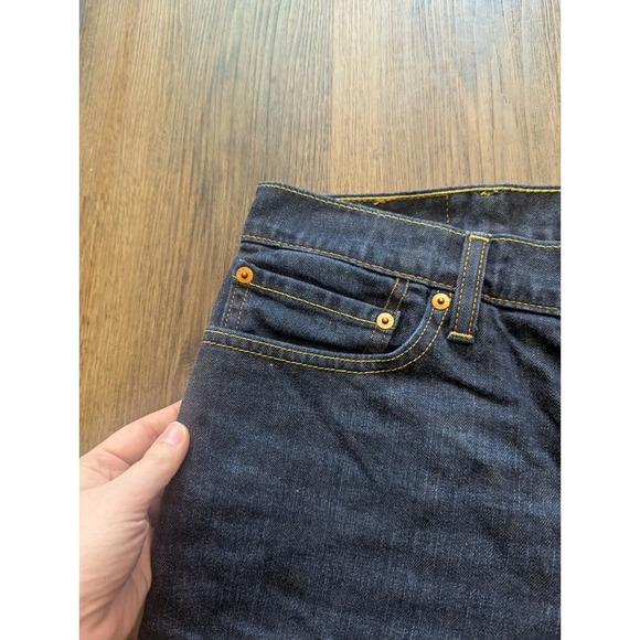 Levis‎ Shorts Mens 40 Blue 541 Dark Wash High Rise Long Inseam Work Summer Denim - Picture 3 of 12